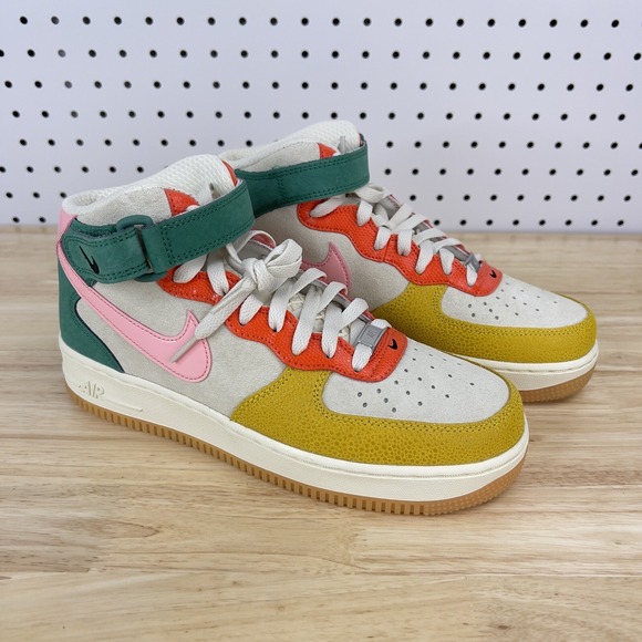 Nike Air Force 1 Mid Coconut Milk Gray 2022 nby Af1 New Mens Size 11.5
